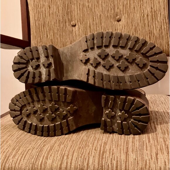 Steve Madden brown suede ankle moto biker boots, 8.5 - Picture 3 of 5